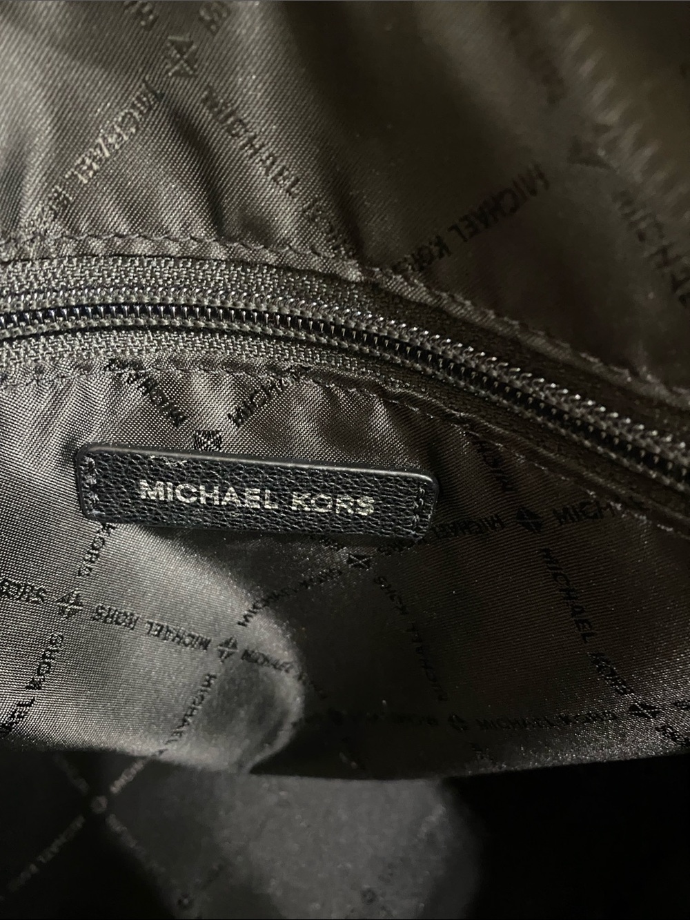 Michael Kors Black MK Logo Tote with Matching Wallet - Picture 11 of 15